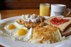 Gramma's Kitchen Chicken Fried Breakfast