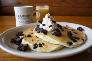 Gramma's Kitchen oreo pancakes