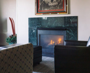 Wildwood Lodge fireplace suite