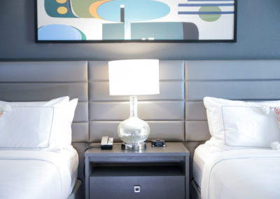 double queen bed room at Rewind Hotel