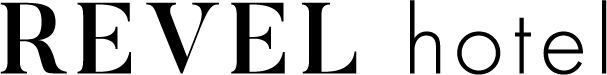 Revel hotel Black Logo