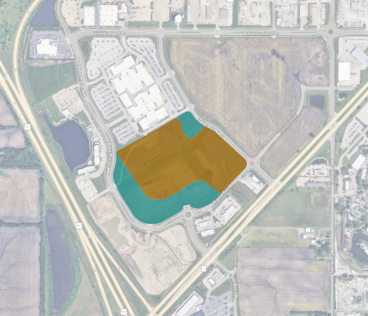 Altoona Prairie Crossing The Shoppes Map