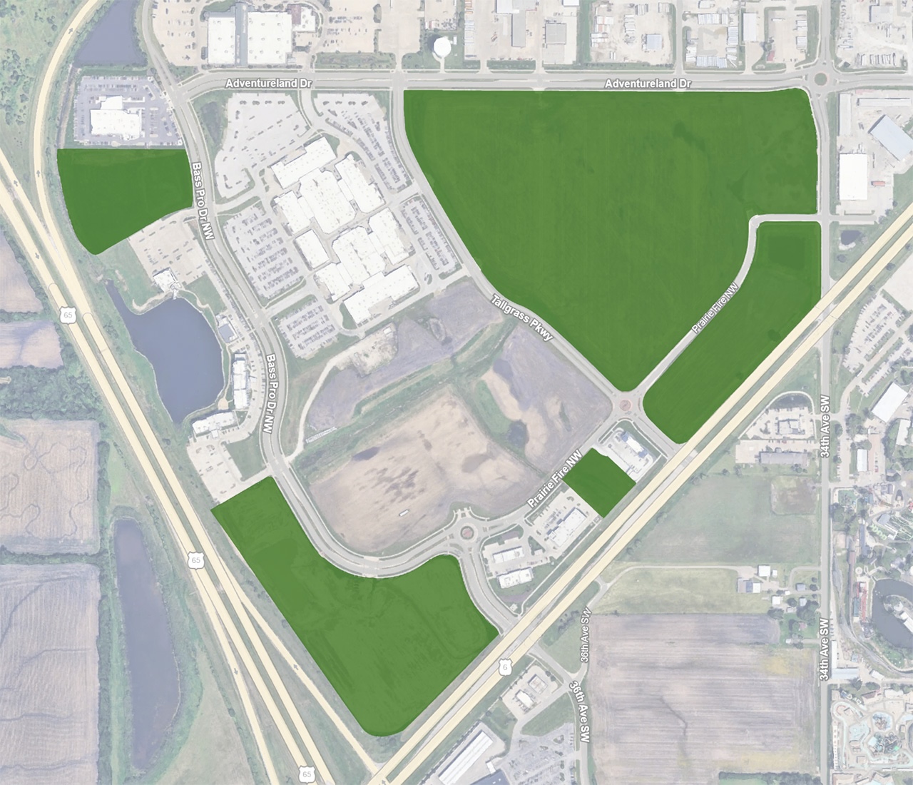 Altoona Prairie Crossing Development Opportunities Map
