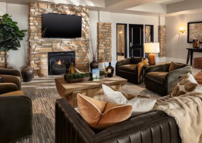 Ironwood Lodge Lobby Seating Area