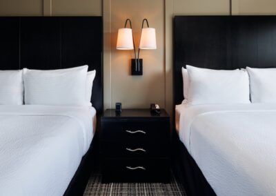 Ironwood Lodge Two Bed Hotel Room Close Up