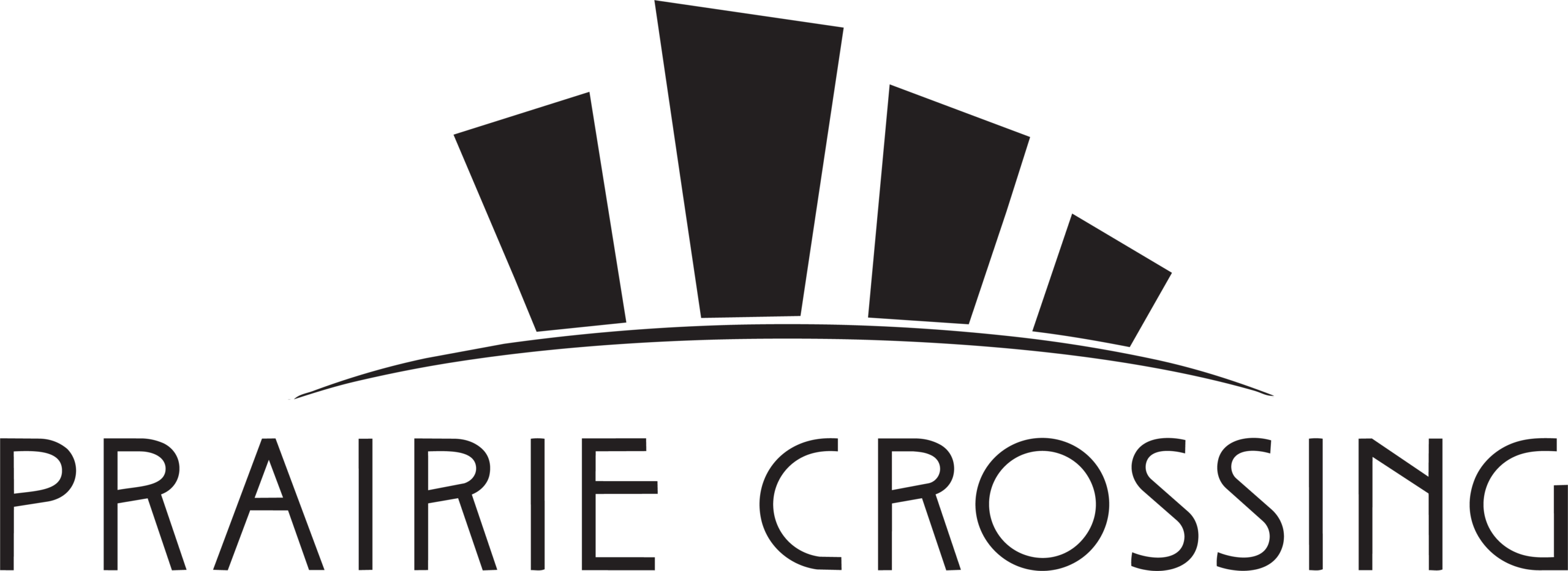 Prairie Crossing Logo in Black