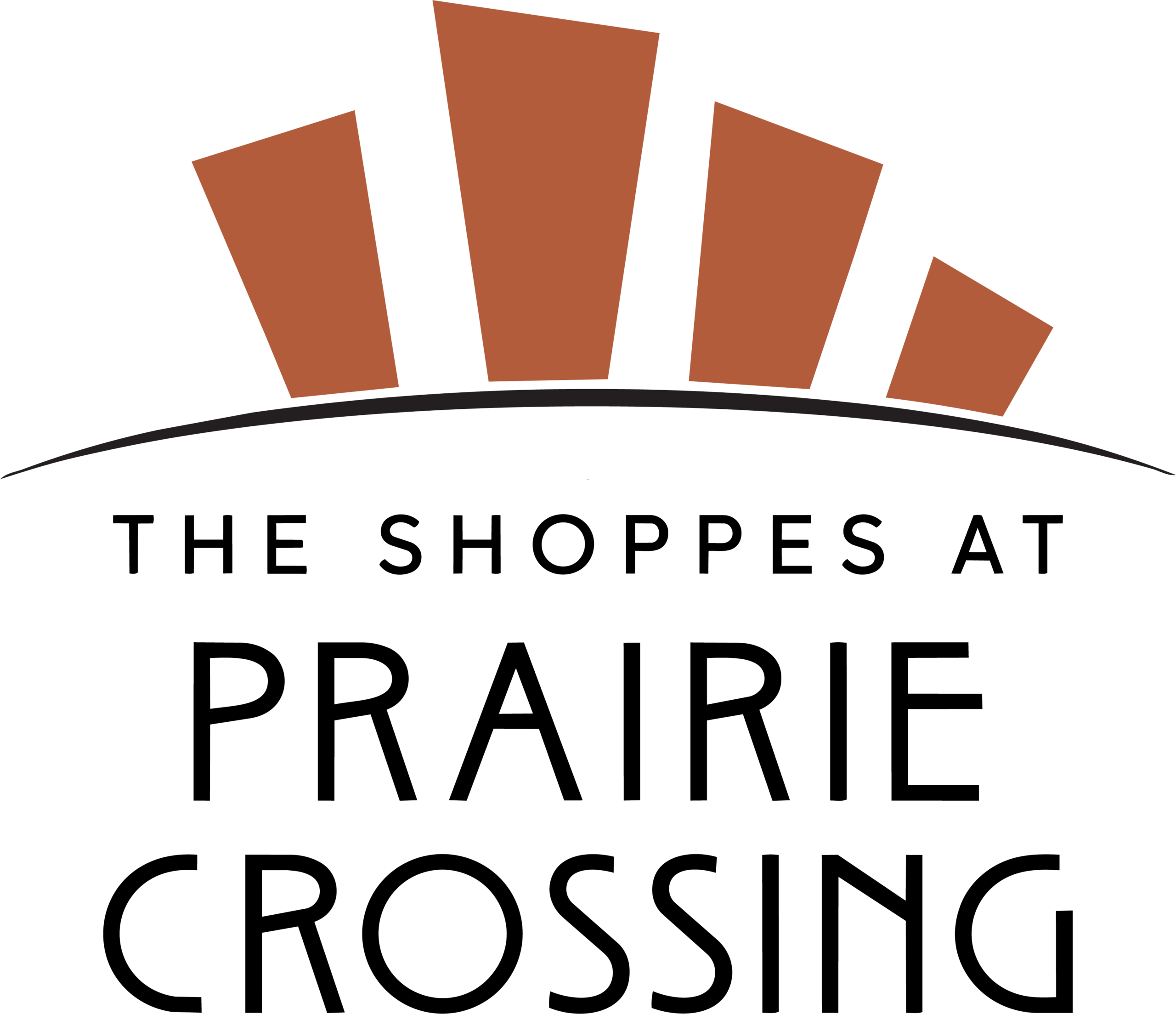 The Shoppes at Prairie Crossing Logo Stacked in Color